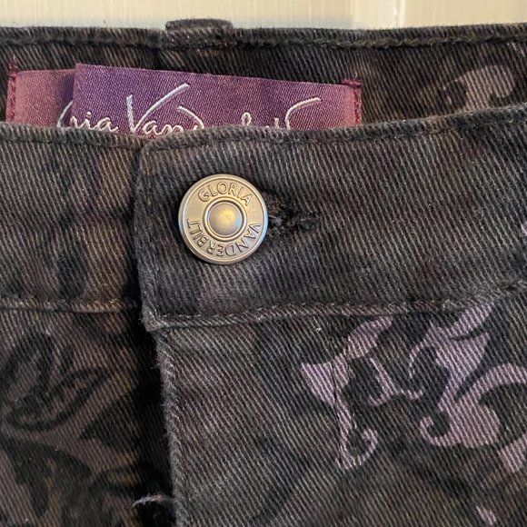 Gloria Vanderbilt  Purple Camo Jeans - Picture 7 of 7